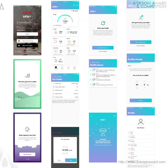 Vfit+ by Vestel UX/UI Design Group