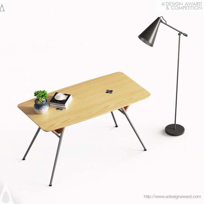 Double Ten Desk by Xu Le