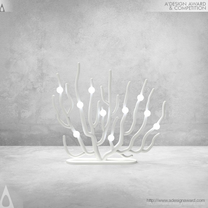 Coral Blanche Floor Lamp by Yongwook Seong