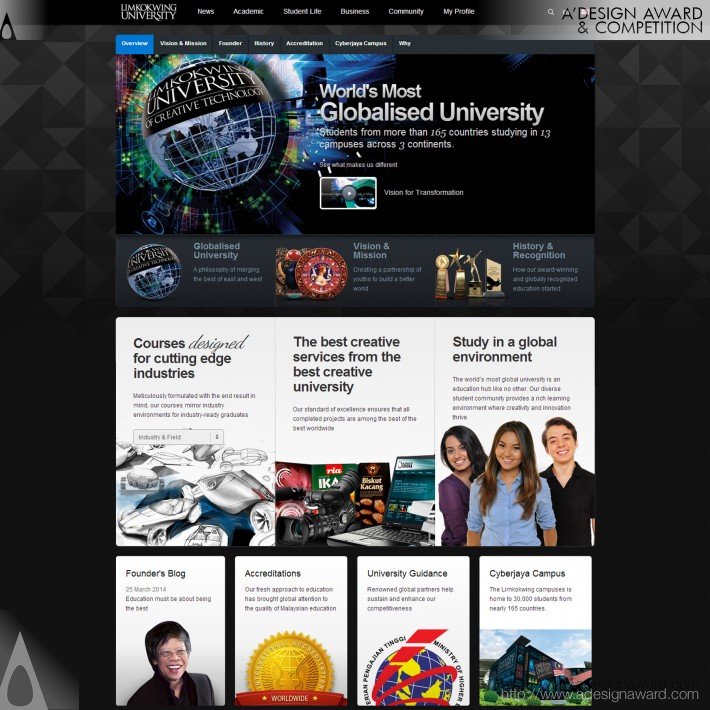 World Wide Web Domination - Limkokwing University Website