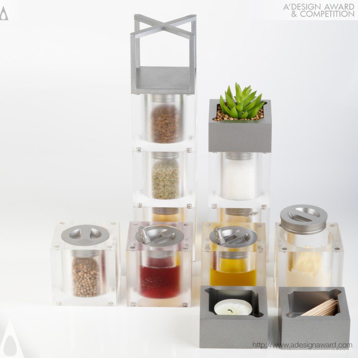 Saladice Condiment Container by Andrea Cingoli