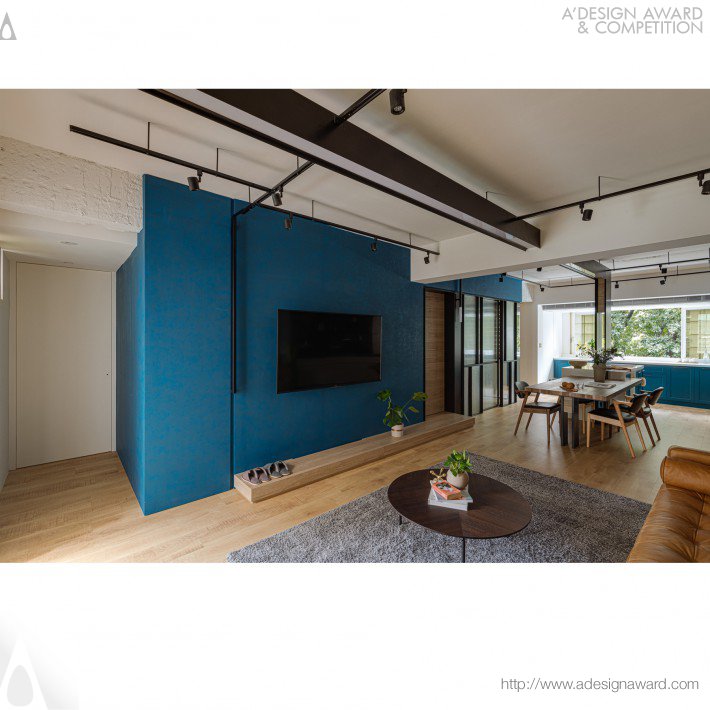 I-Hao Chang - Modern Blues Residential Interior Design