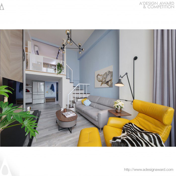 Mezzanine Apartment Interior Design by Yi-Lun Hsu