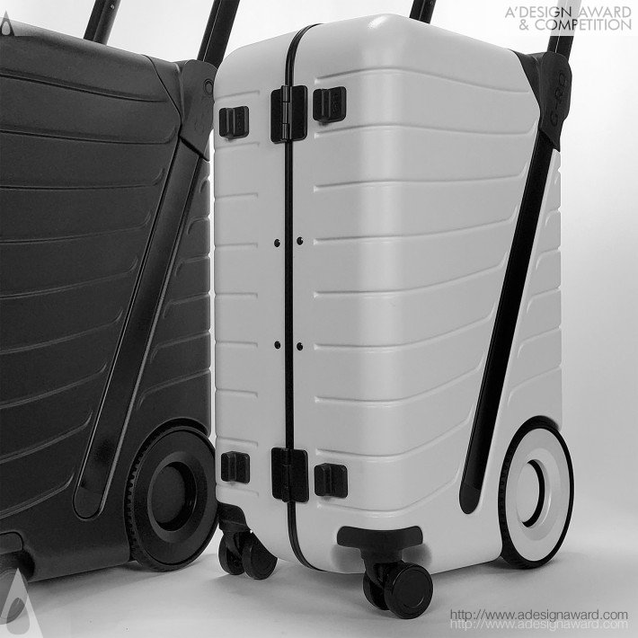 Push Forward Carry On Luggage by Netta Dor Shalgi