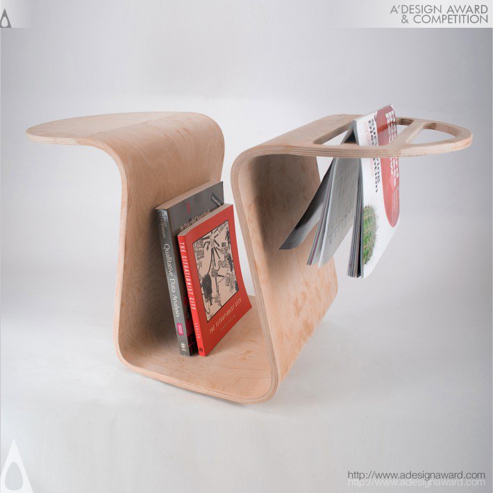 Swan Magazin Rack by Elmira Deldari