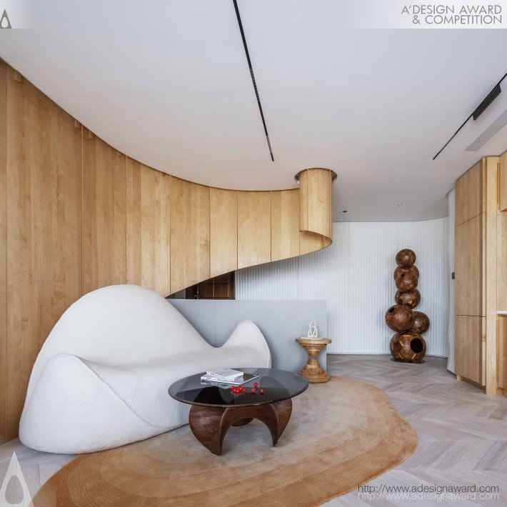 Garden Home Interior Space Design by Huile Yi