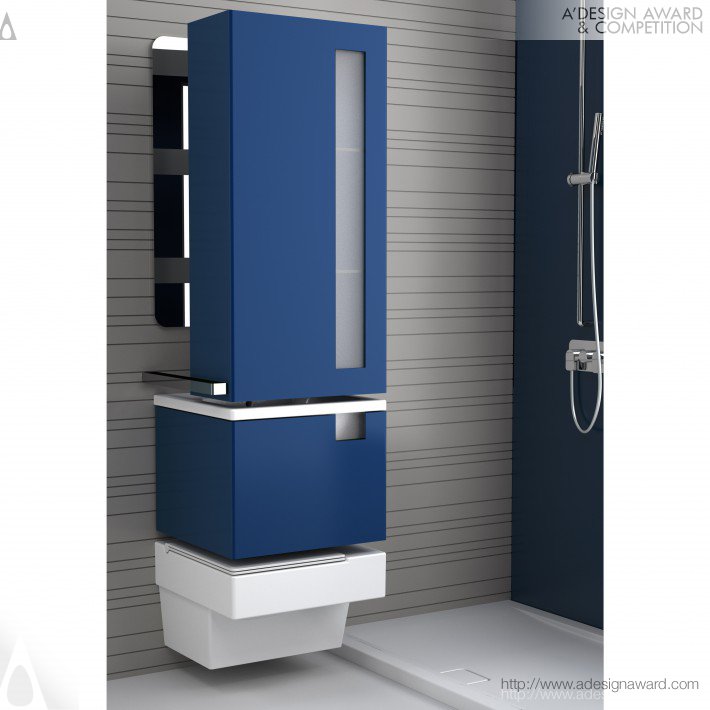 System-Two Multifunctional Sanitary Ware by Nilo Gioacchini con Opus srl per Forsan