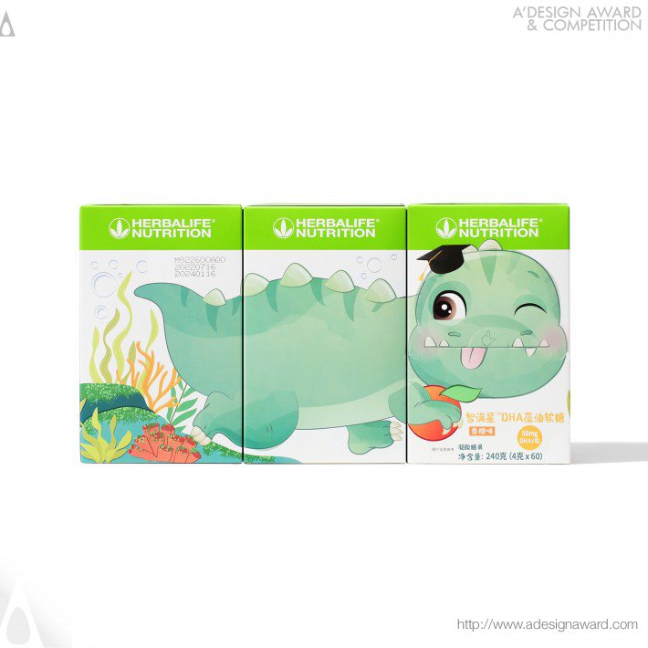 D H a Gummy Packaging by Herbalife