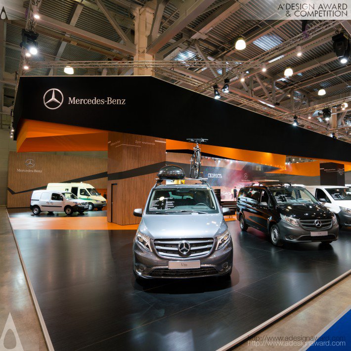 Mercedes-Benz Russia Exhibition Design by Viktor Bilak