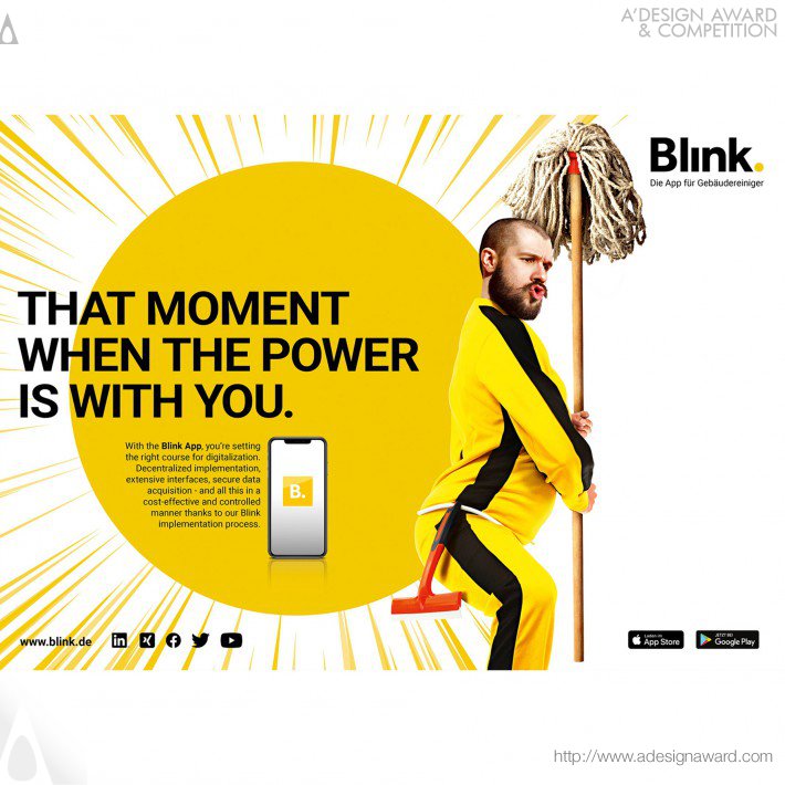 Blink App by Bloom advertising agency
