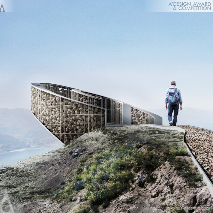 Volcano Eyes Observation Platform by Jaskó+Vági Építész Kft.