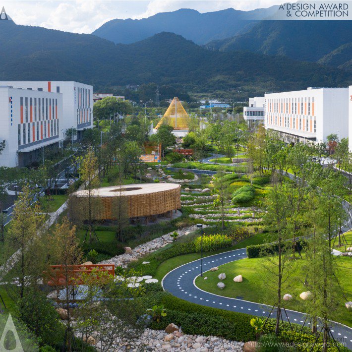 Longking Pro Environmental Campus Industrial Public Landscape by Ballistic Architecture Machine (BAM)