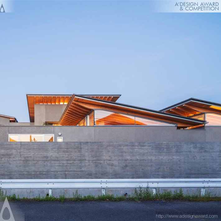 Monopitched Roof Residence by Masato Sekiya