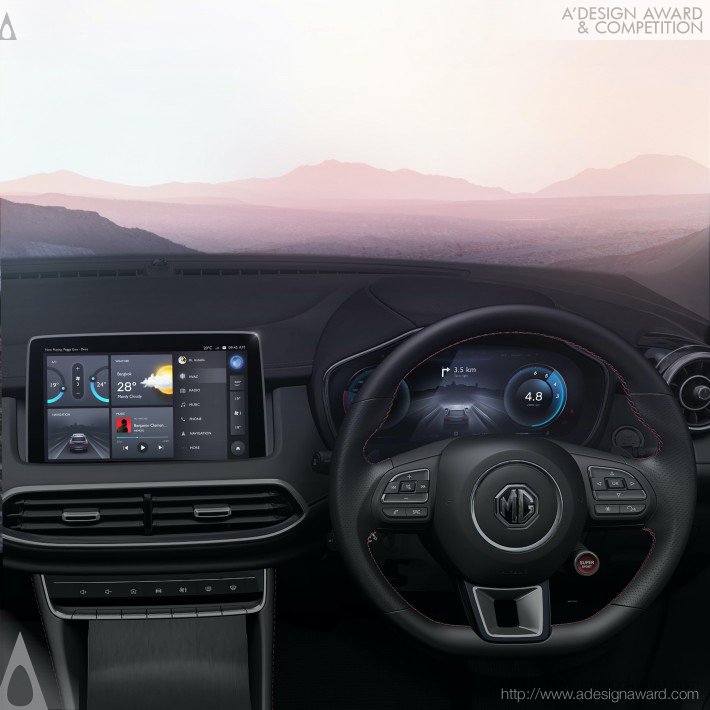 Mg Ismart Infotainment System Hmi by SAIC and Star