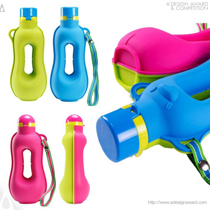 Workout Silicone Water Bottle by ChungSheng Chen