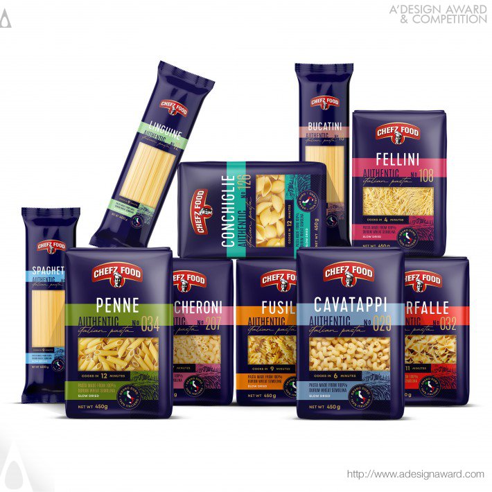 Italian Pasta Brand Packaging by Olha Takhtarova