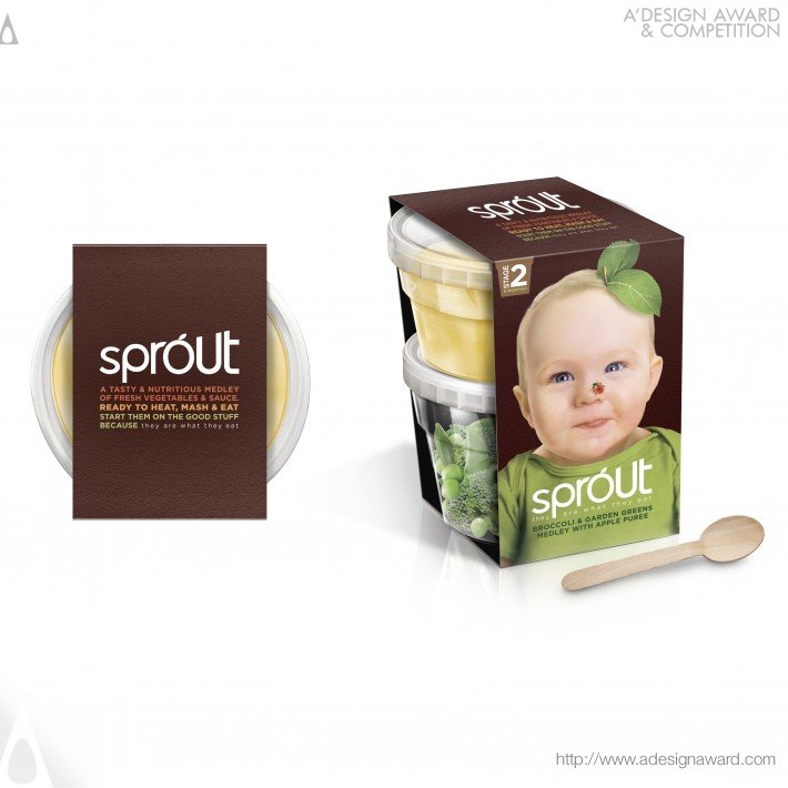 Sprout Baby Food Brand by Springetts Brand Design