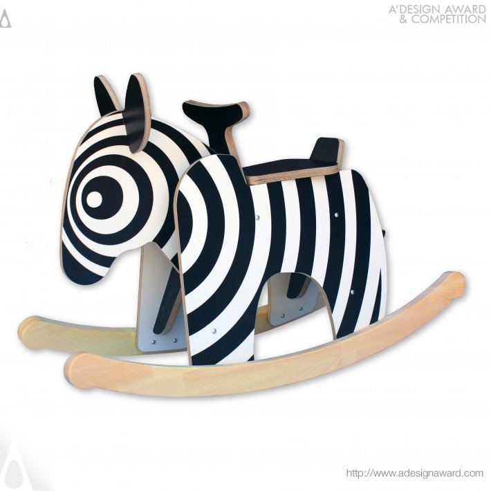 Rocking Zebra Toy by Newmakers