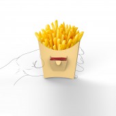 Little Pocket French fries box