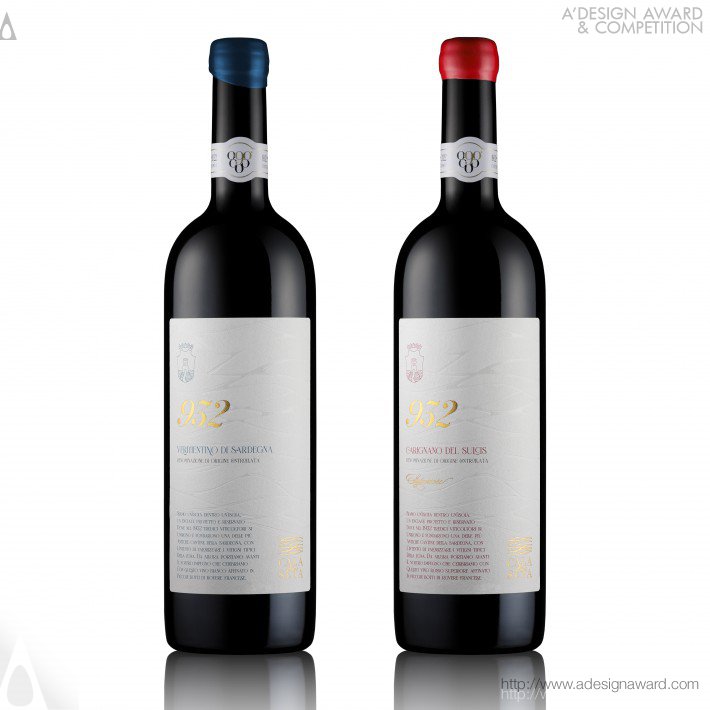 Cala Di Seta 932 Wine Labels by Giovanni Murgia