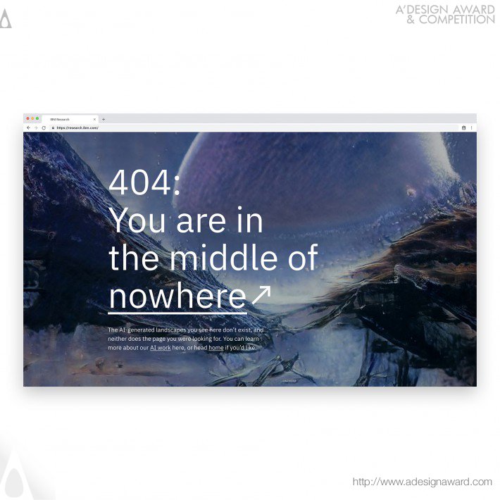 Yijia Xie - Middle of Nowhere 404 Website Design
