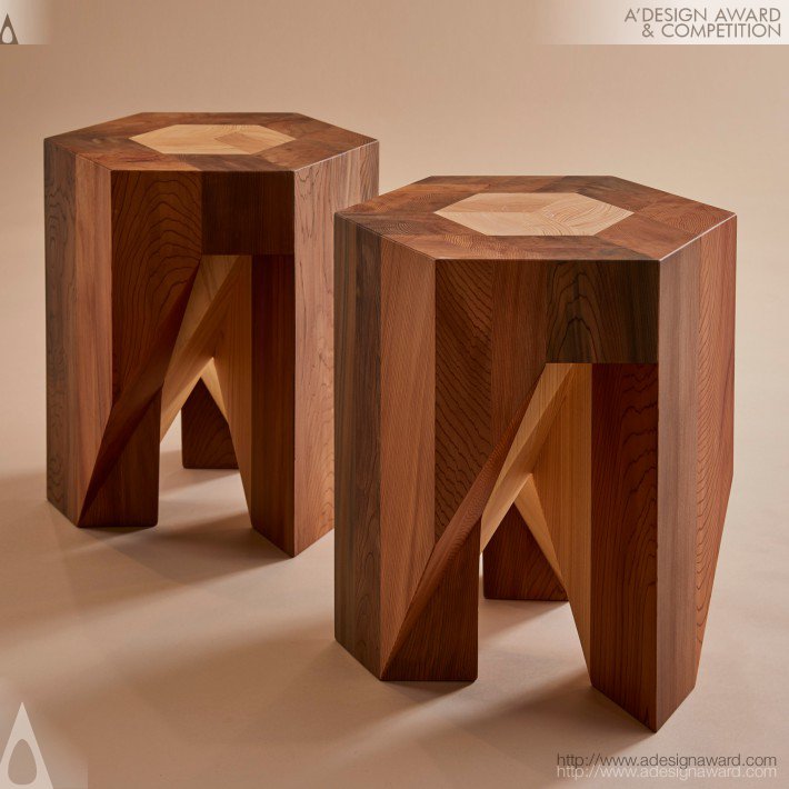 Yoshiaki Ito - Yosegi Multifunctional Stool