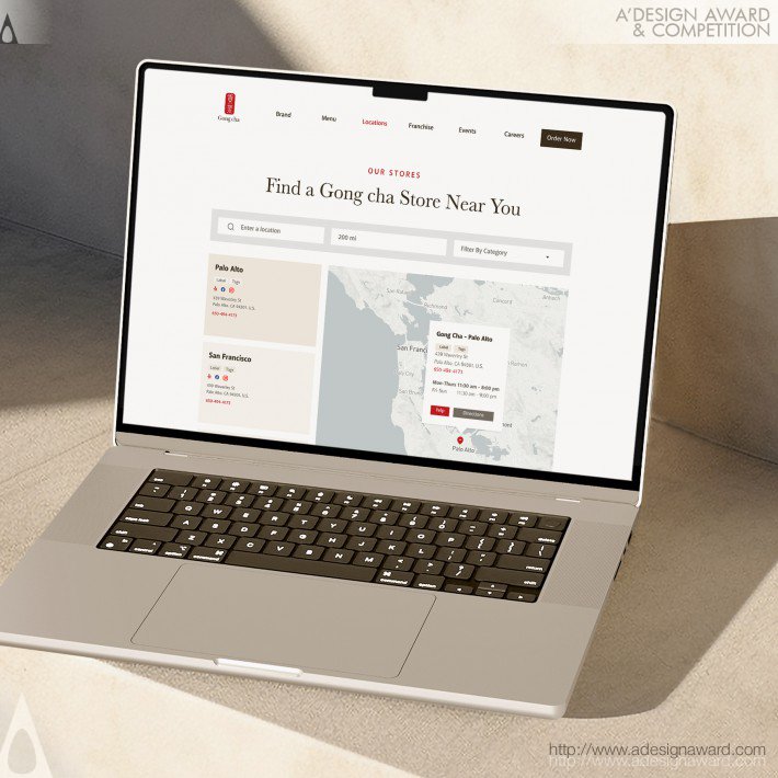 Responsive Website by Gong Cha USA CA