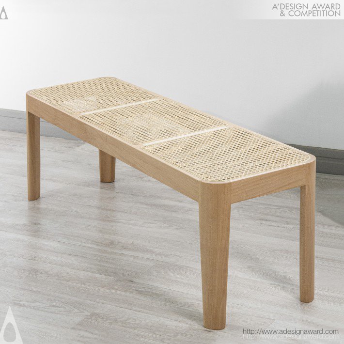The Corner Collection 3 Seater Bench by Liang-Chi Guo
