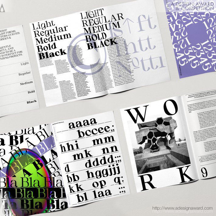 Typeface Specimen by Paul Robb