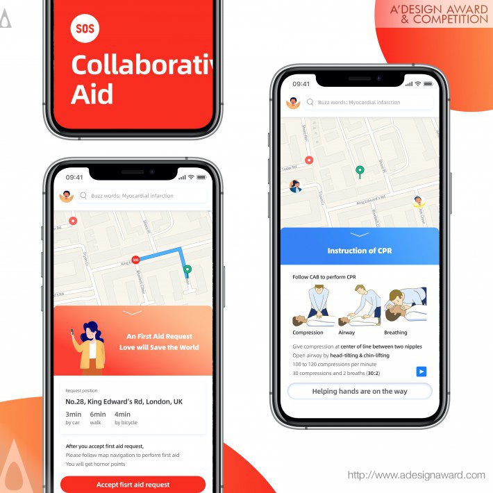 Collaborative Aid Mobile Application by Pengfei Wang