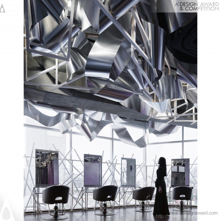 Crystalscape Beauty Salon by Moriyuki Ochiai Architects