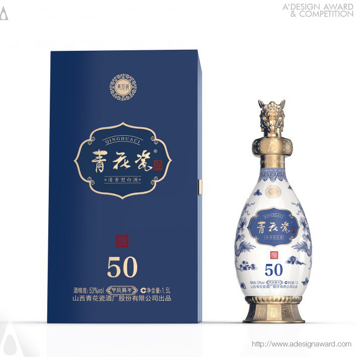 Chengdu Fenggu Muchuang - White and Blue Porcelain Packaging