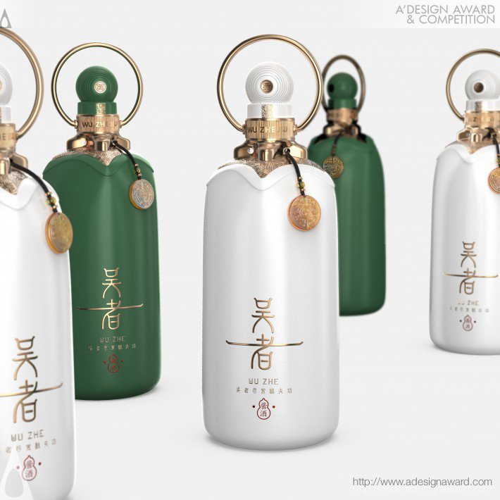 Wuzhe Wine Bottle by Sungoo Design