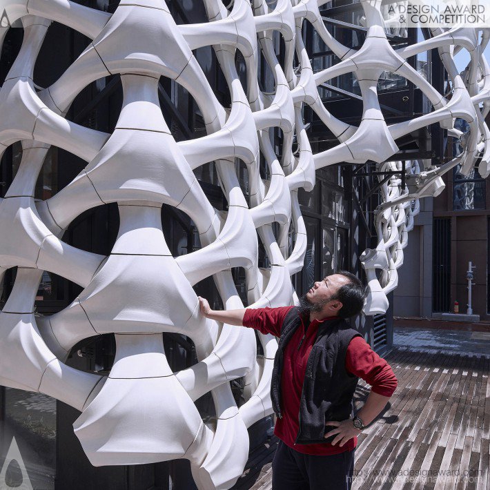 Arachne-a 3d Printed Building Facade by Lei Yu