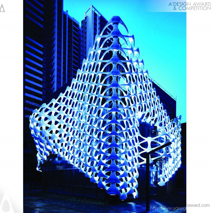 Arachne-a 3d Printed Building Facade Building Facade by Lei Yu