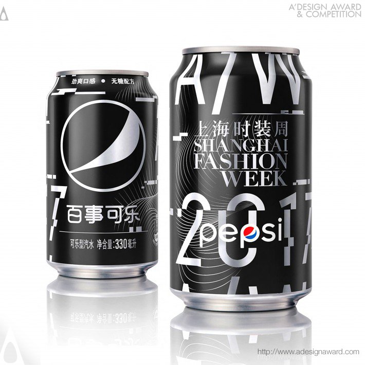 Pepsi X Shanghai Fashion Week a/W 2017 Limited Edition Cans by PepsiCo Design and Innovation