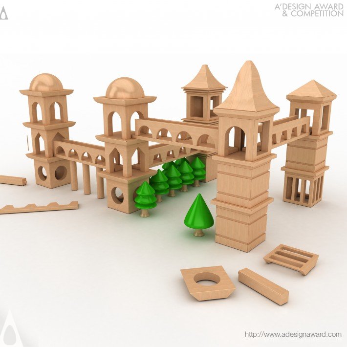 Hakan Gürsu - Powertower Wooden Toy Set