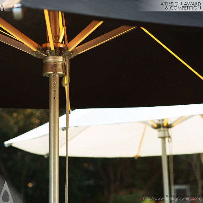 Led Parasol by Terry Chow