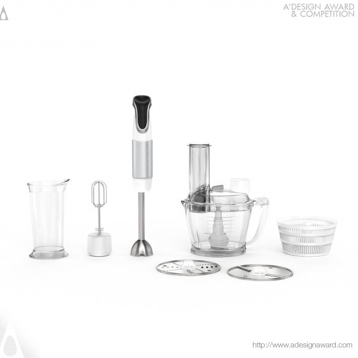 Lura Hand Blender Set by Yasemin Ulukan