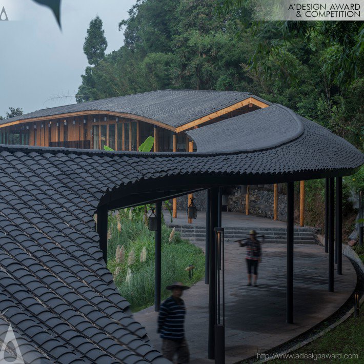 Bamboo Branch Academy Cultrual Public Architecture by Archermit