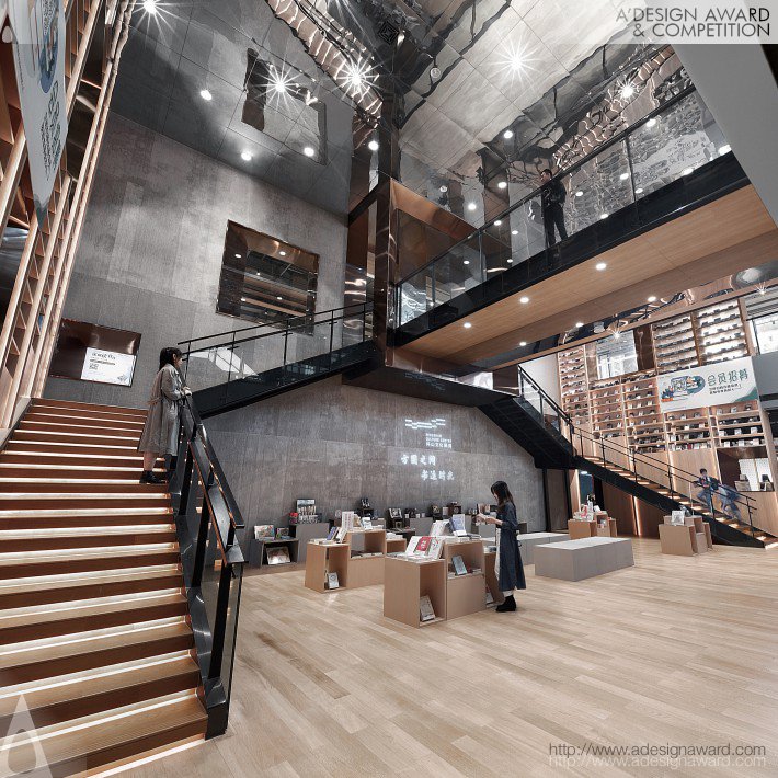 Pingshan Cultural Cluster Book Mall Bookstore by Jiang &amp; Associates Creative Design