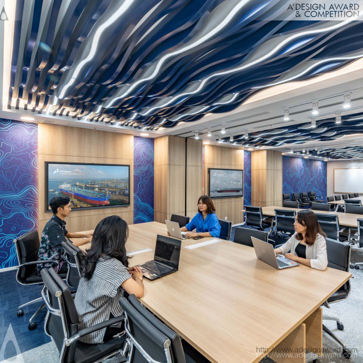 The Sea Waves Office by Arkadia Works