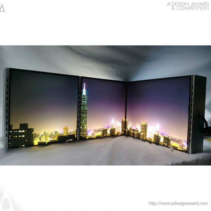 All-in-One Led Light Wall Display System by Ruei-Hsing Lin