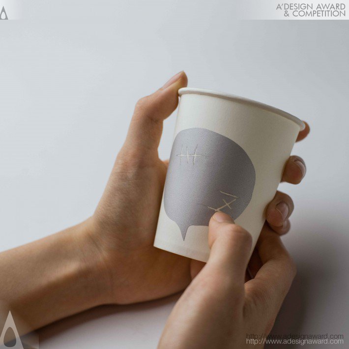 Tag Tag Mark Disposable Cups by Jiani Zeng