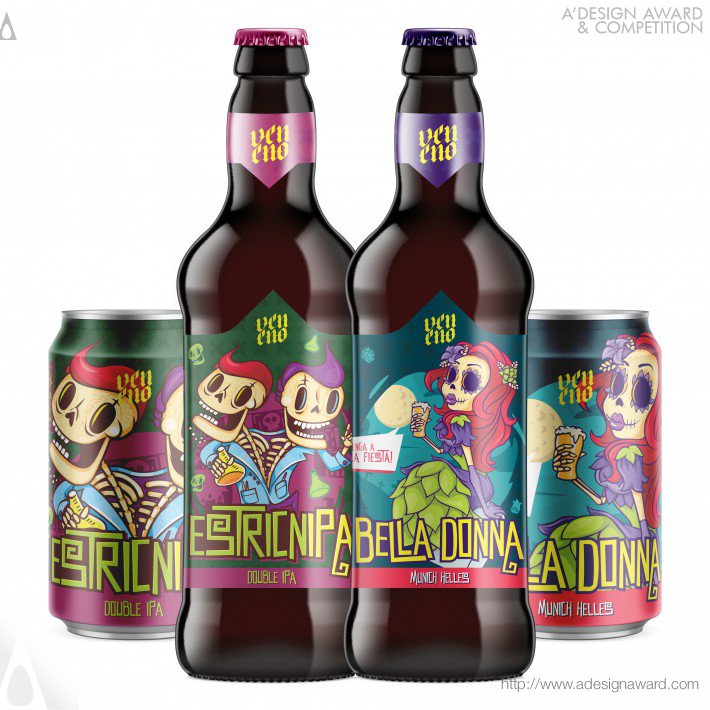 Veneno Brewery New Beer Labels by Together