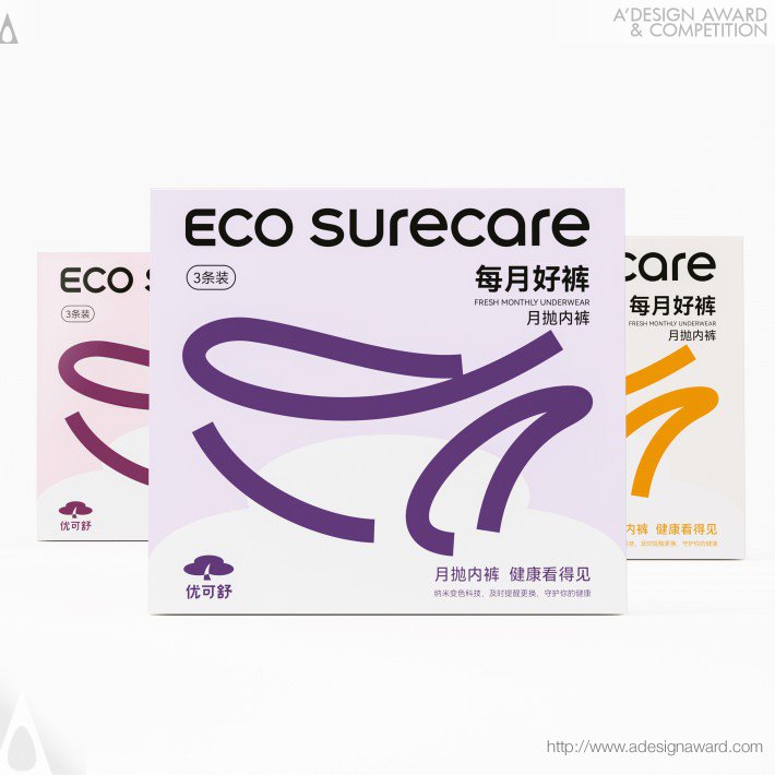 Eco Surecare Underwear Packaging by Shen Duan