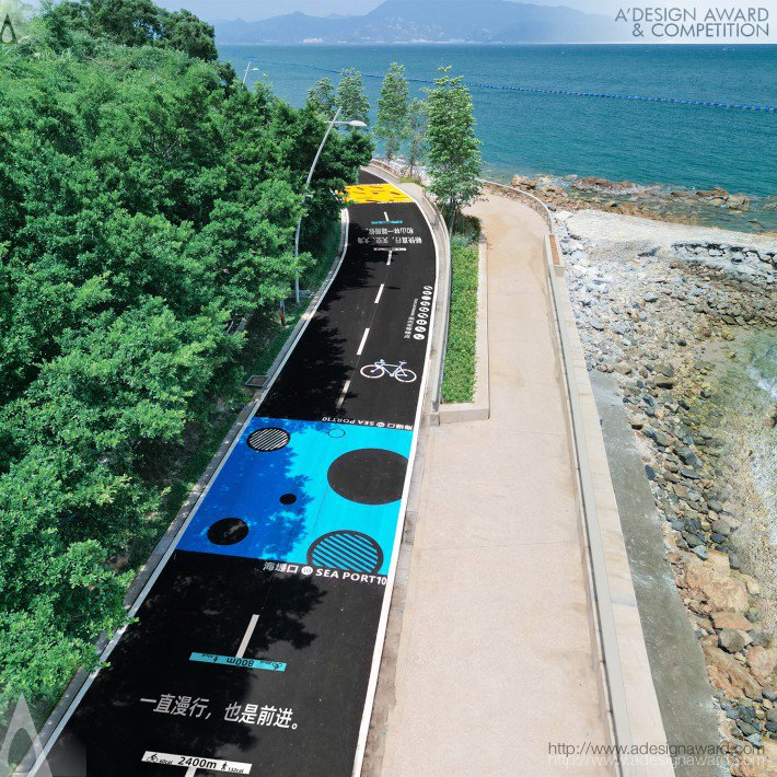 Updesign - Eastern Seawall Signage System and Environmental Graphic