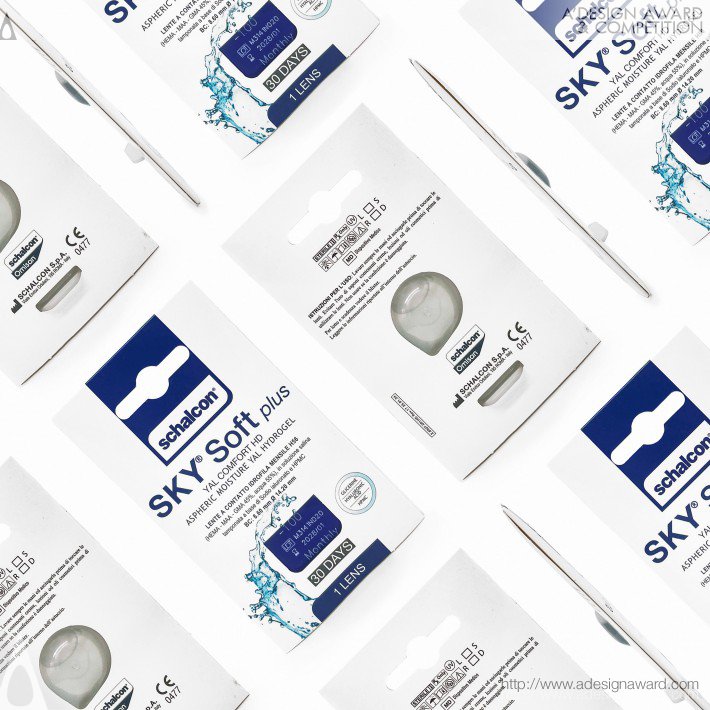 Sky Soft Plus Yal Comfort Hd Contact Lens Packaging by Schalcon spa