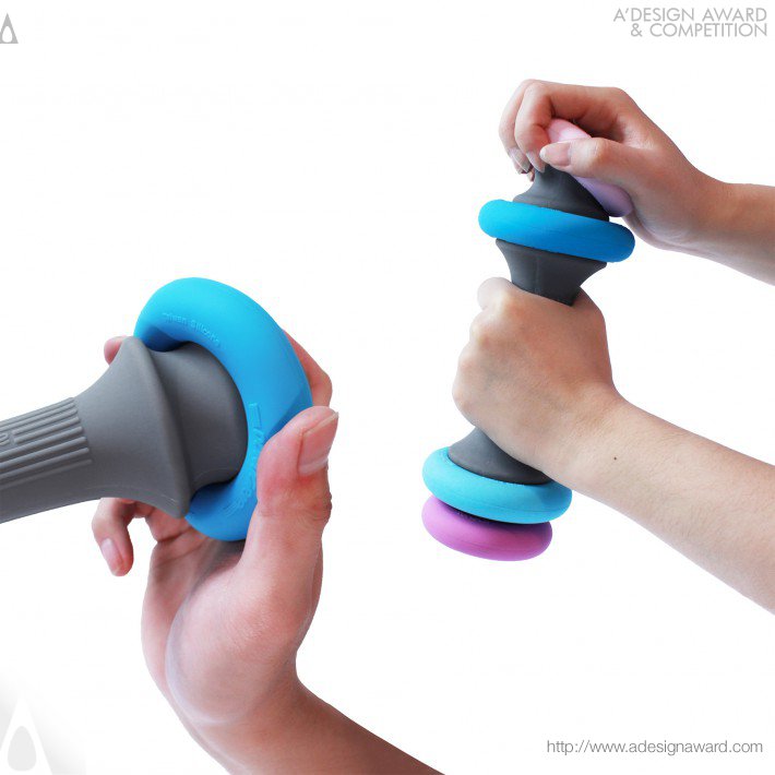 Dumbbell Handgripper by ChungSheng Chen