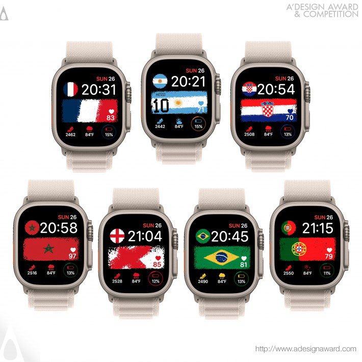 World Cup 2022 Smartwatch Face by Pan Yong